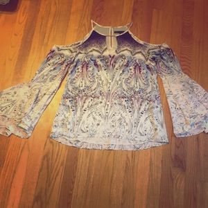 White House Black Market Cold shoulder top